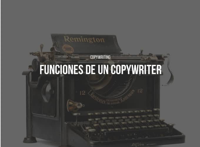 Funciones de copywriter